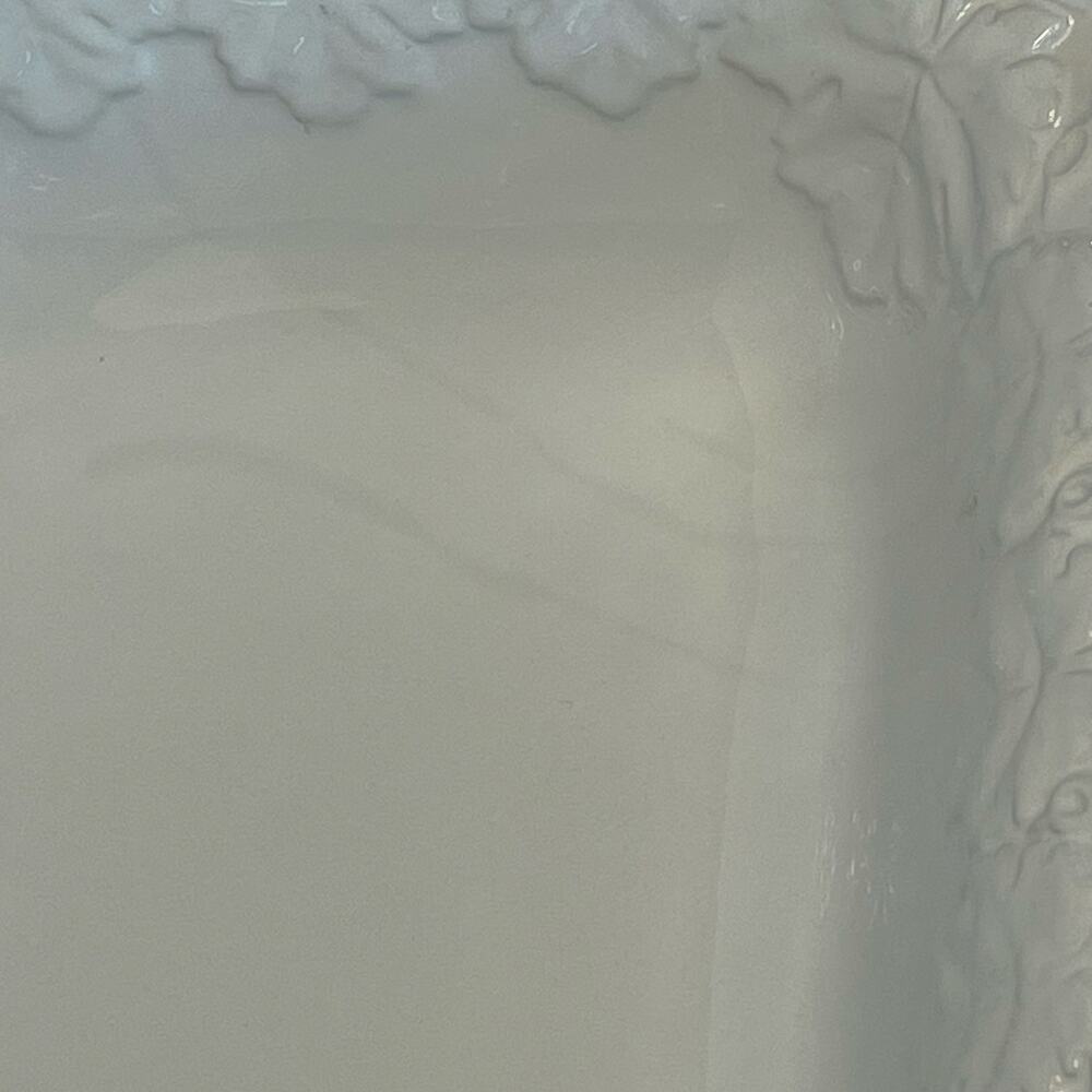 CWC Italian Made Rectangular Embossed Serving Platter Leaf Pattern Dish 14” - Picture 5 of 5
